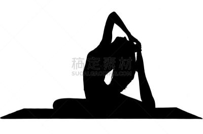 单腿鸽王式,女人,水平画幅,注视镜头,人,姿态优美,鸽子,充满的,运动