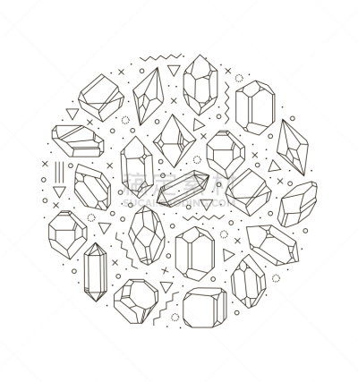 水晶,直的,线条,金字塔形,部分,背景分离,华贵,模板,现代,几何学