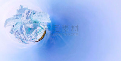 小丘,贝加尔湖,蓝色,冰,风景,气候,水平画幅,雪,无人,巨大的