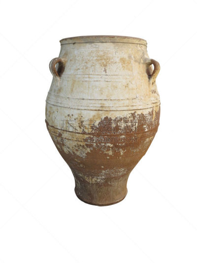 Minoan,双耳罐,过去,华丽的,粘土,分离着色,普拉,垂直画幅,古代文明,褐色