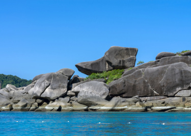 唐老鸭,风景,斯米兰群岛,岩石,自然美,靴子,快艇,天空,群岛,水平画幅