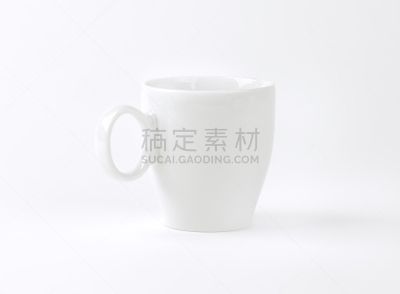 白色,空的,马克杯,餐具,水平画幅,无人,干净,陶瓷制品,特写,影棚拍摄