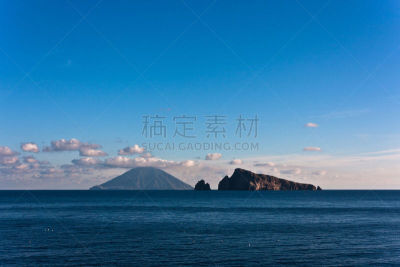 帕那瑞亚,天空,群岛,光亮,夏天,海岸地形,石头,海滩,彩色图片,光