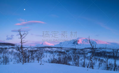 粉色,寒冷,瑞典,越野滑雪,风,云,雪,禅宗,逃避现实,北欧