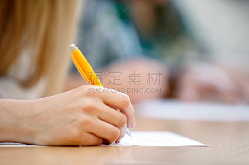 手,铅笔,青少年,水平画幅,智慧,特写,文档,培训课,部分,知识