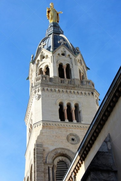 France, Lyon - Basilique notre dame de fourvière, ancienne chapelle de la vierge
