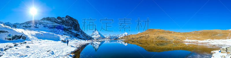 湖,马特洪峰,秋天,全景,瑞士,策尔马特,美,水平画幅,山,透过窗户往外看