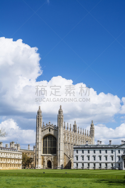 英格兰,剑桥,小礼拜堂,剑桥大学,英国剑桥,垂直画幅,天空,无人,建筑外部,户外