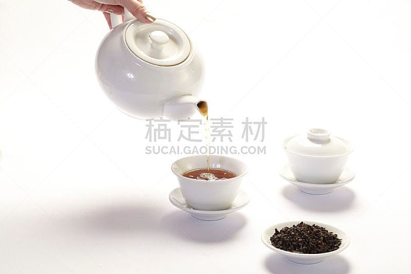 热,牛,红茶,饮料,传统,乌龙茶,有序,清新,杯,多样