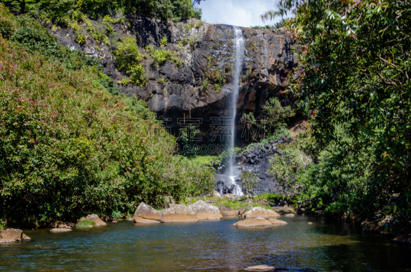 mele cascades waterfall,自然,水平画幅,地形,卡斯基德山脉,瀑布,无人,户外,毛里求斯,摄影