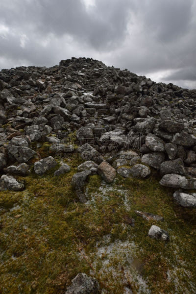 铜器时代,bodmin moor,石堆纪念碑,突岩,远古的,垂直画幅,康沃尔,古代,图像,英国