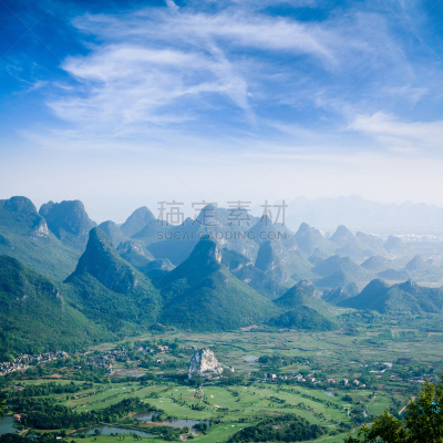 喀斯特,地形,山,桂林山水,自然美,桂林,天空,绿色,无人,户外