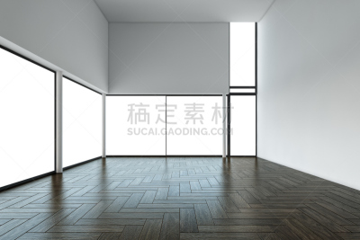 无人,现代,复式楼,办公室,窗户,住宅房间,水平画幅,建筑,硬木地板,房地产