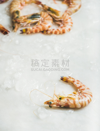 留白,生食,冰,精制虎虾,坏掉的,河虾鸡尾酒,斑节对虾,开胃板,地中海土耳其,明虾