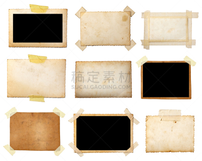 过时的,明信片,影像转移,胶带,胶卷,棕褐色调,留白,边框,水平画幅,古老的