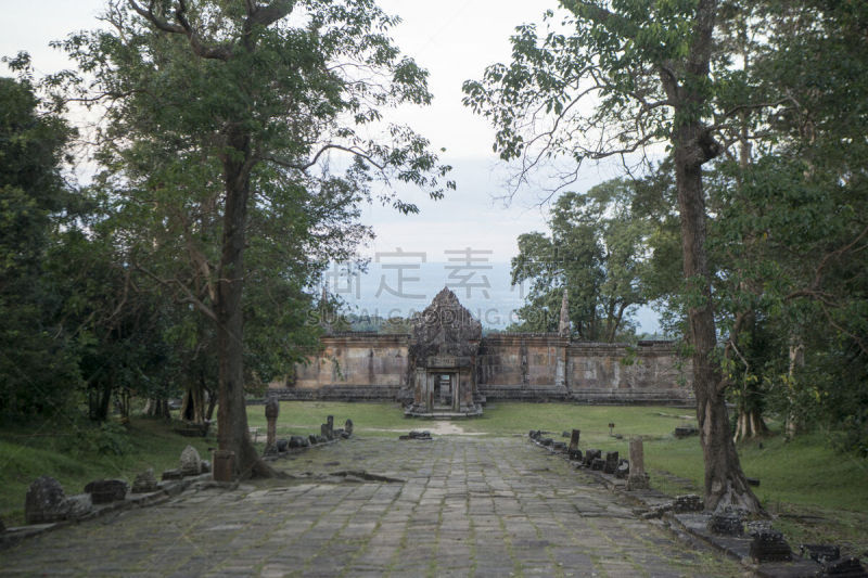 柏威夏,柬埔寨,寺庙,高棉文明,电子显微图,无人,亚洲,废墟,旅游目的地,柏威夏寺