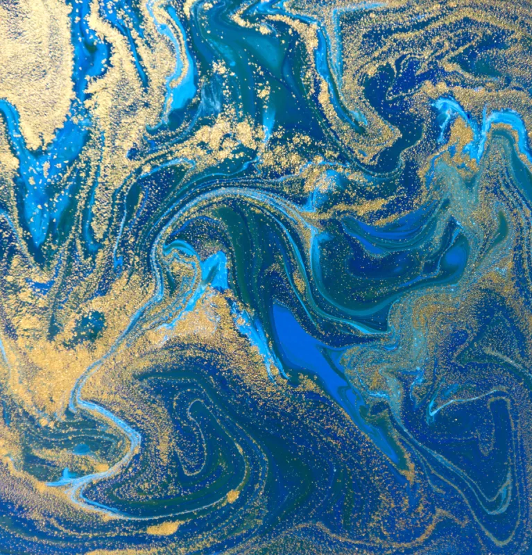 纹理效果 大理石装饰效果 抽象 液体 背景 青绿色 墨水 黄金 大理石花纹 绘制图片素材下载 稿定素材