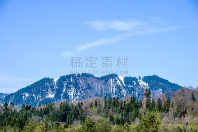 阿尔卑斯山脉,布劳内克,贝内迪克腾万德山,伦格里斯,伊萨尔河,巴伐利亚,天空,水平画幅,无人,户外