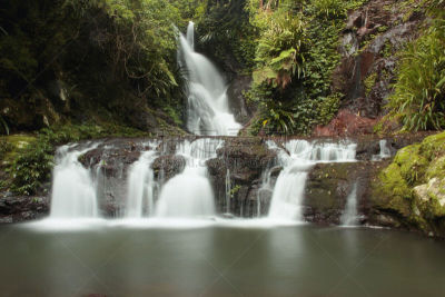 埃拉巴那瀑布,世界遗产,居住区,黄金海岸,水,水平画幅,枝繁叶茂,瀑布,无人