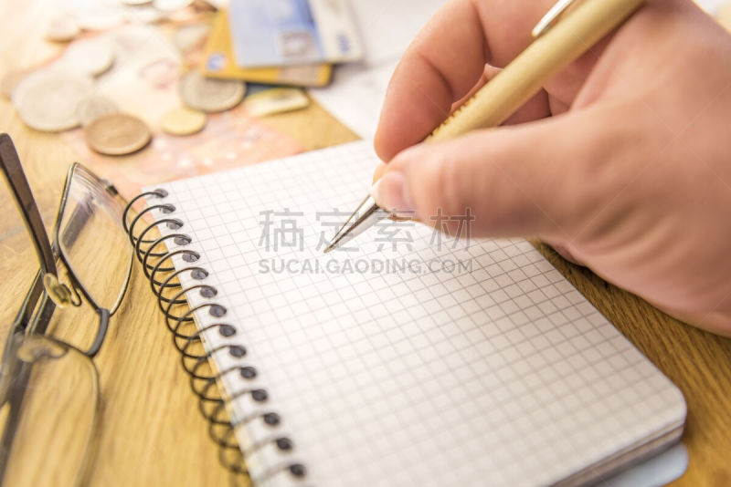 空白的,金融,笔记本,四元素,与众不同,方格纸,留白,灵感,水平画幅,数学