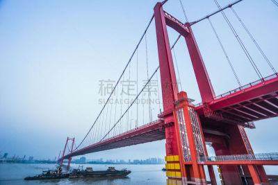 岛,长江大桥,鹦鹉,湖北省,长江,铁路桥,水,天空,水平画幅,无人