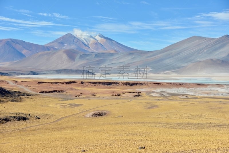 特拉华,地形,阿瓜斯卡连斯特,路盐,荒野公路,盐滩,圣彼得阿塔卡马,安托法加斯塔大区,阿塔卡马沙漠,阿塔卡马大区