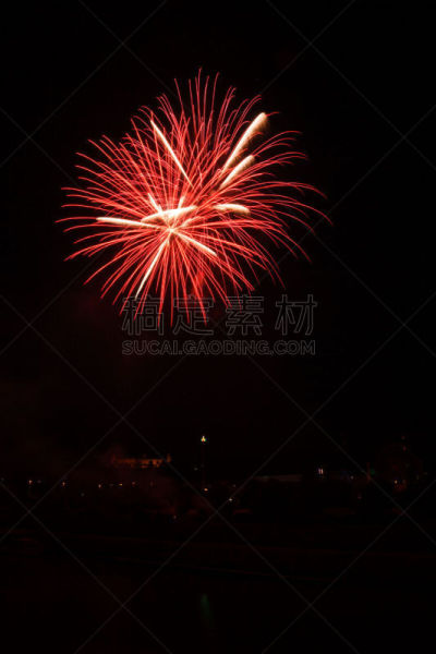 焰火,垂直画幅,伍茨堡,啤酒节,光效果,夜晚,新年,生日,旅游嘉年华,烟