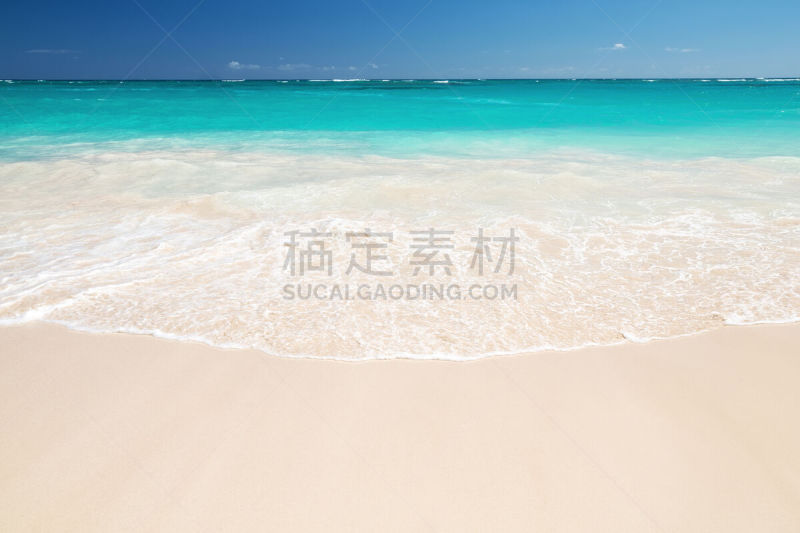 海滩,沙子,海洋,波浪,普他卡那,多米尼加共和国,水,天空,夏天,拉丁美洲