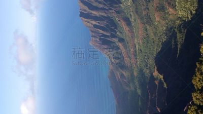红岩石,海洋,旅途,太平洋岛屿,热带气候,海岸线,岩石,夏天,户外,晴朗