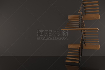 台阶楼梯,室内,住房,木制,黑色,住宅房间,概念,感官五台阶,栏杆,楼梯