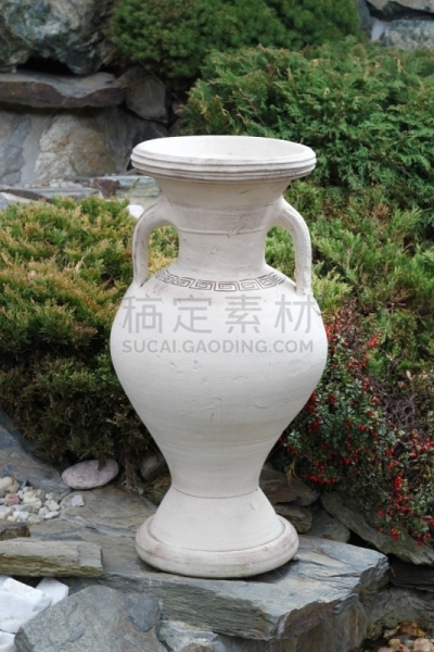 灵感,小的,双耳罐,粘土,手艺,景观设计,水壶,华丽的,粗陶,波兰