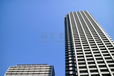 日本,摩天大楼,晴海街,丰洲,水平画幅,无人,夏天,户外,草,沥青