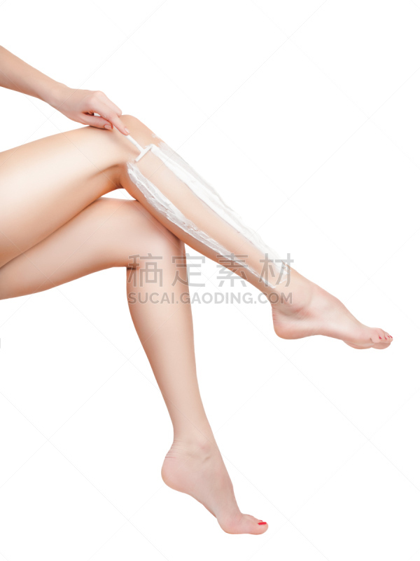 腿,剃胡子,女人,垂直画幅,美,四肢,浴室,情绪压力,健康,干净