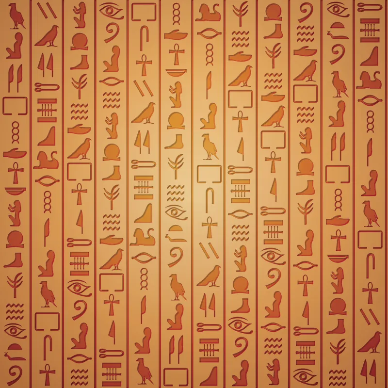 埃及 象形文字 背景 古代文明 灵性 古董 绘画插图 符号 古老的图片素材下载 稿定素材