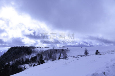 冬天,雪,日本,安静,云,深雪,木制,晴朗,长野城,白色