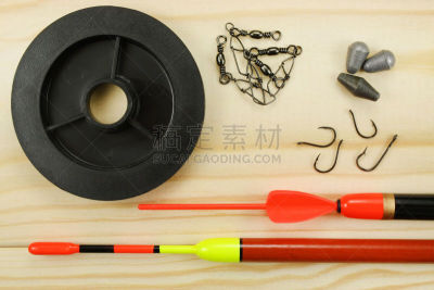 设备用品,鱼漂,人造的,水平画幅,小的,无人,组物体,塑胶,图像,特写