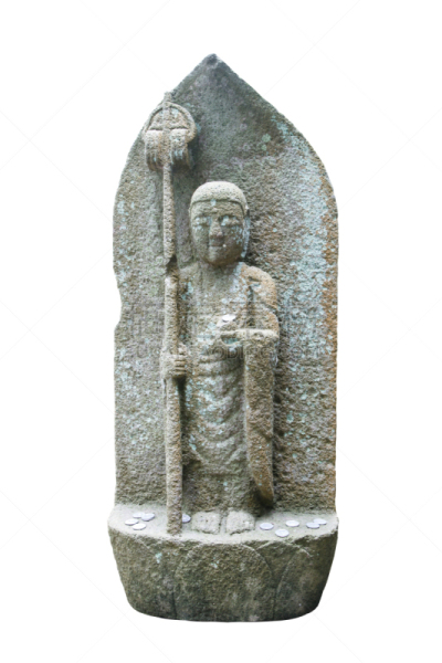 雕像,佛,垂直画幅,灵性,地藏菩萨,石材,特写,石头,切断