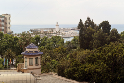都市风景,伦敦城,太空魔窟,部分,alcazaba,水平画幅,古代,无人,城市,西班牙