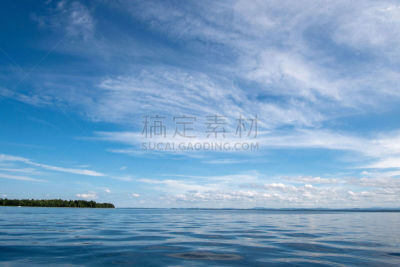 风景,张伯伦湖,水,天空,美,水平画幅,云,无人,夏天,户外