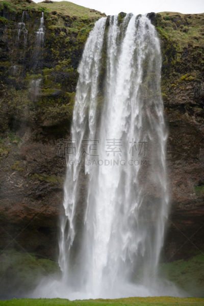南,seljalandsfoss waterfall,冰岛国,户外,著名景点,宏伟,非凡的,职权,美,自然