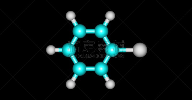 分子结构,分离着色,黑色背景,水平画幅,无人,绘画插图,有毒生物体,氢,氯,有机食品