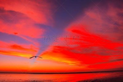 海滩,海洋,地形,水,天空,水平画幅,无人,户外,阳光光束,月球行走