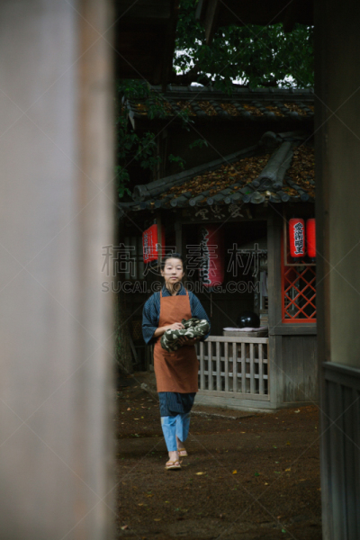 日本武士,生活方式,男孩,学步,垂直画幅,灵性,领导能力,江户时代,东亚,日本人