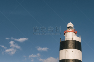 韦克斯福德郡,胡克角灯塔,纪念碑,水,天空,水平画幅,古老的,海岸地形,户外,灯塔楼