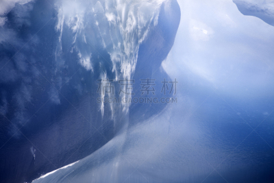 大特写,冰山,南极洲,v形,南大西洋,南极,南冰洋,水,气候,水平画幅