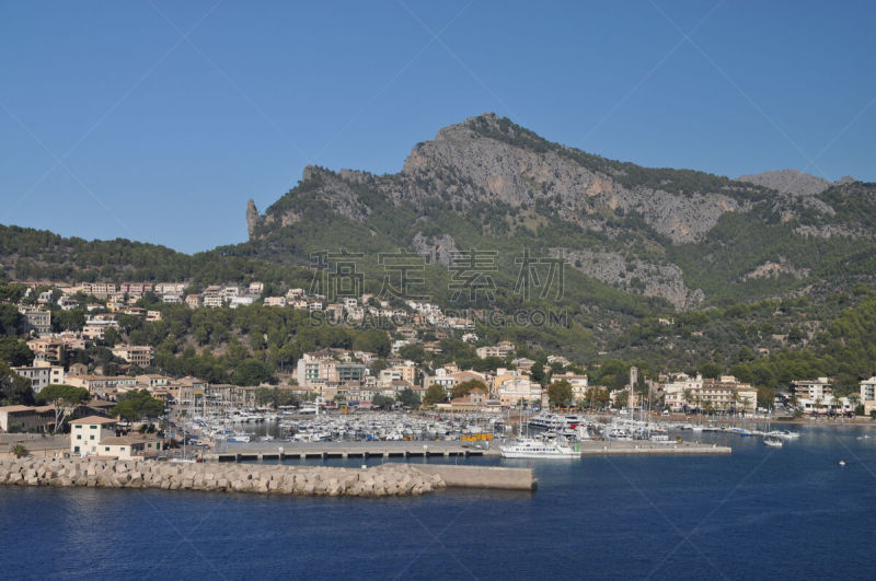 puerto de soller,马略卡,水平画幅,无人,海港,巴利阿里群岛,户外,船,靴子,海洋