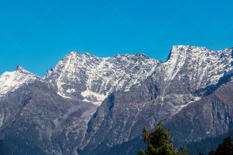 山脉,巴基斯坦,山谷,风景,居住区,北,自然美,开伯尔山口,自然,草地