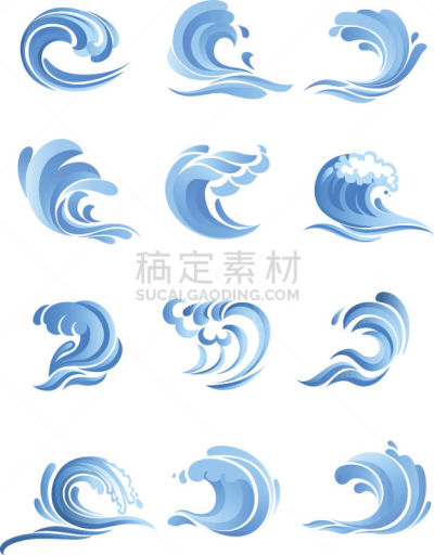 波浪,海洋,蓝色,波形,强风,气候,华丽的,部分,从容态度,水面