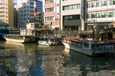 船屋,河流,日本,坎达河,浅草,银座,水,客船,水平画幅,无人