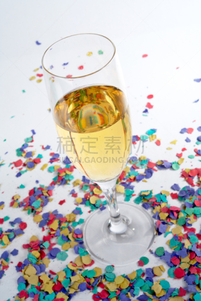 香槟杯,五彩纸屑,curly howard,垂直画幅,新的,含酒精饮料,生日,饮料,香槟